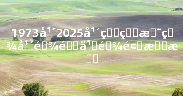 1973年2025年的牛是百年难遇之难题挑战